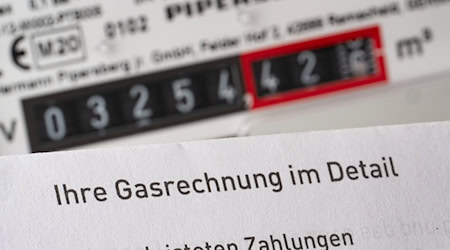 Die Gasrechnung ist für weniger Menschen im Freistaat ein Problem. (Symbolbild) / Foto: Bernd Weißbrod/dpa