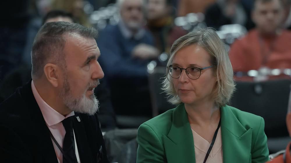 Das Thüringer BSW hatte auf dem Bundesparteitag in Magdeburg einen schweren Stand. / Foto: Klaus-Dietmar Gabbert/dpa