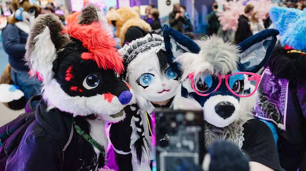 Phantasievolle Kostümierung auf der Manga- und Comic-Messe MAG-C in Erfurt. / Foto: Michael Reichel/dpa