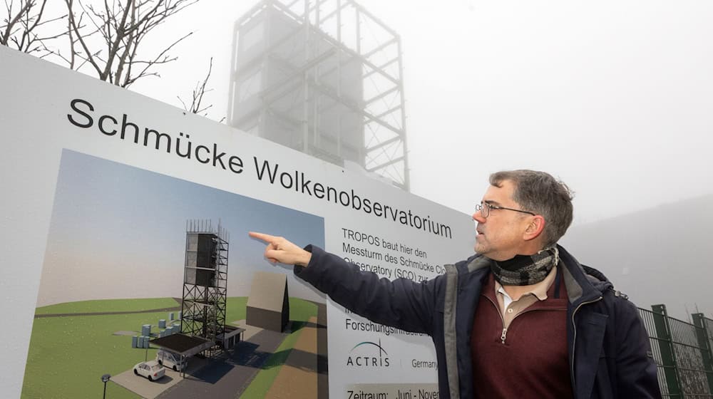 In diesem Frühsommer könnte das Observatorium mit seinen drei Stationen in Betrieb gehen. / Foto: Michael Reichel/dpa