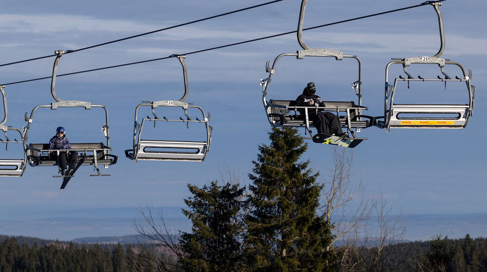 Ski-Langlauf ist im Thüringer Wald bisher nur an einer Stelle möglich. (Illustration)  / Foto: Michael Reichel/dpa