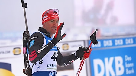 Philipp Nawrath hat auch in der Verfolgung Podestchancen. / Foto: Jennifer Brückner/dpa