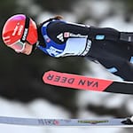 Nathalie Armbruster ist in Oberhof die beste deutsche Kombiniererin. / Foto: Hendrik Schmidt/dpa