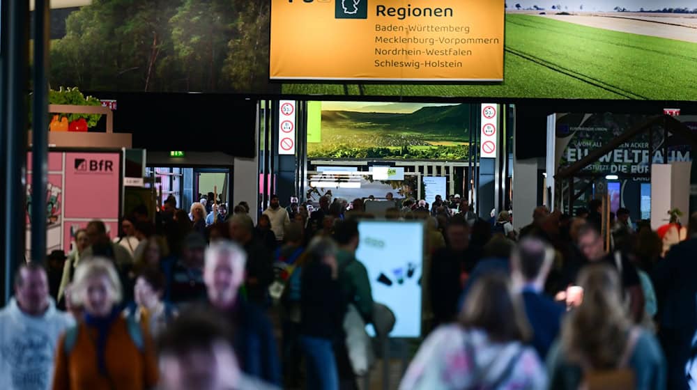 Die weltgrößte Messe für Ernährung, Landwirtschaft und Gartenbau in Berlin feierte ihr 100-jähriges Bestehen. / Foto: Sebastian Christoph Gollnow/dpa