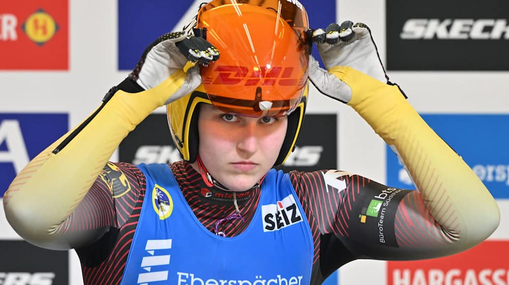 Europameisterin: Erster großer Titel für Merle Fräbel. / Foto: Martin Schutt/dpa