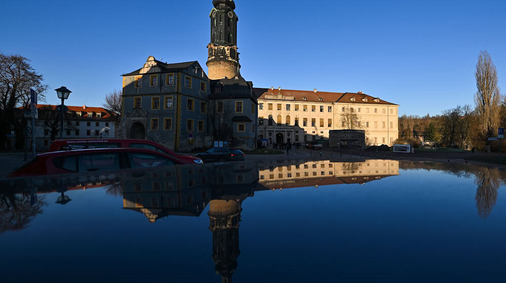 Der Ostflügel des Stadtschlosses soll im Herbst nach achtjähriger Bauzeit eröffnet werden. / Foto: Martin Schutt/dpa