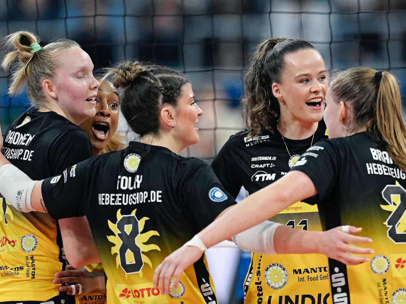 Das Team aus Suhl schockte den Favoriten. / Foto: Uwe Anspach/dpa