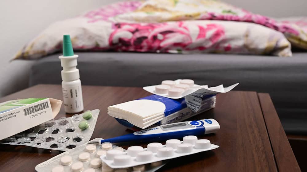 Die Zahl der wöchentlichen Grippeerkrankungen ist in Thüringen zuletzt etwas gesunken. (Symbolbild) / Foto: Bernd Weißbrod/dpa