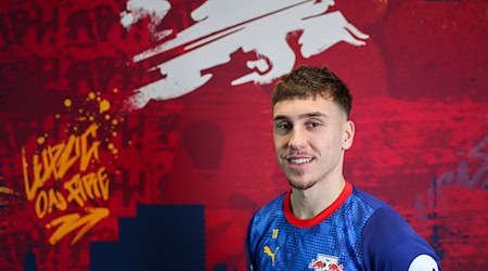 Neuzugang Brajan Gruda von RB Leipzig könnte in Köln von Beginn an auflaufen. / Foto: Jan Woitas/dpa