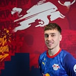 Neuzugang Brajan Gruda von RB Leipzig könnte in Köln von Beginn an auflaufen. / Foto: Jan Woitas/dpa