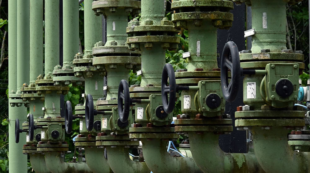 Rund 37 Prozent: Der Füllstand der Thüringer Erdgasspeicher liegt über dem Bundesdurchschnitt. (Archivbild)  / Foto: Martin Schutt/dpa