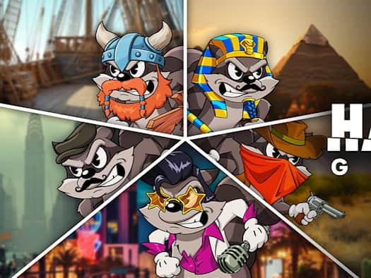 Hacksaw Gaming Le Slotserie bei DIE SPIELBANK mit verschiedenen Themenwelten