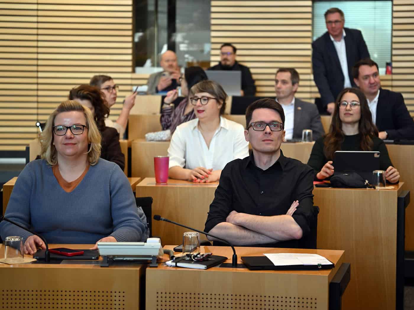 Die Linke-Fraktion hatte eine Sondersitzung des Landtags beantragt, um über das Zalando-Aus in Erfurt zu sprechen.  / Foto: Martin Schutt/dpa