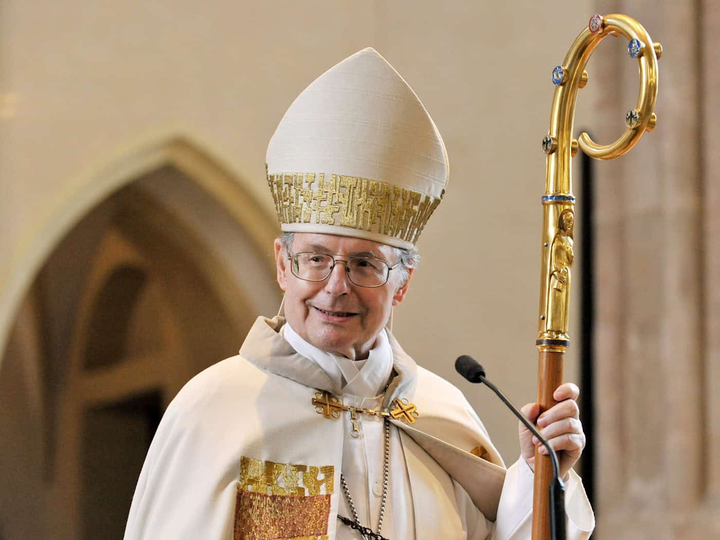 Der emeritierte Bischof Joachim Wanke galt als Unterstützter der Ökumene und Brückenbauer zu nicht kirchlichen Mehrheiten im Osten. (Archivbild) / Foto: picture alliance / dpa