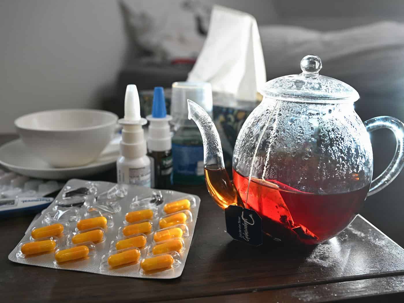 Die Grippe-Erkrankungen gehen in Thüringen zurück. (Symbolbild) / Foto: Bernd Weißbrod/dpa