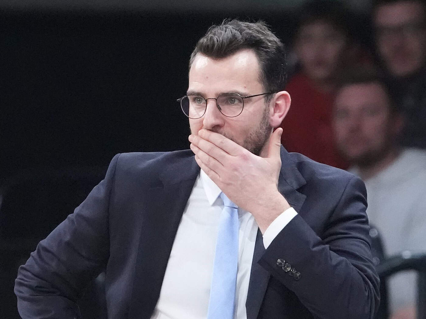 Trainer Benka Barloschky musste mit den Hamburg Towers in Jena eine Niederlage hinnehmen (Archivbild)  / Foto: Marcus Brandt/dpa