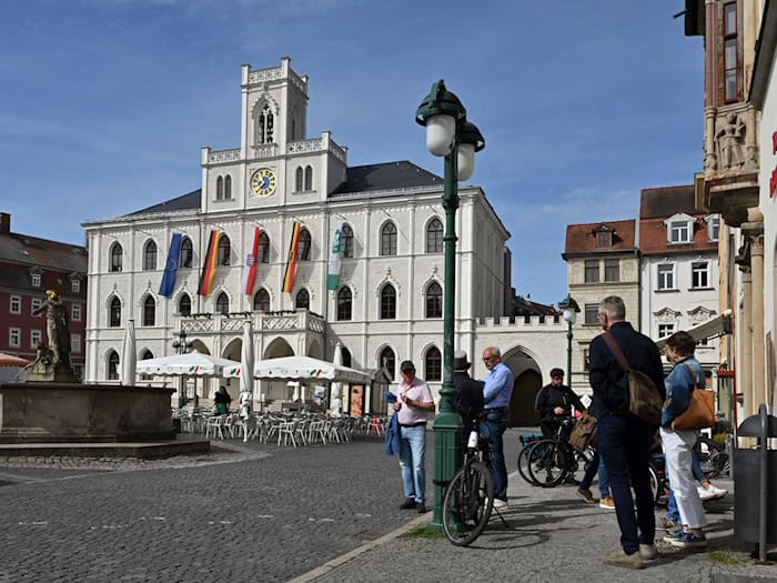 Weimarer Stadtrat streicht Geld für Bürgerbündnis (Illustration)  / Foto: Martin Schutt/dpa