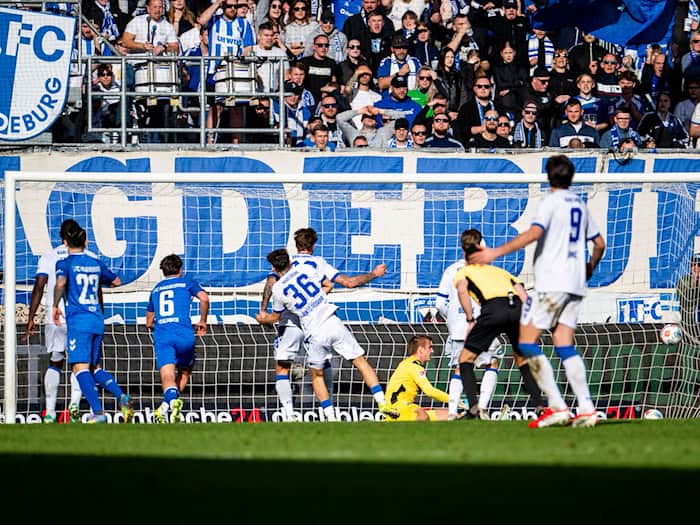 1. FC Magdeburg rutscht nach 1:3 gegen Karlsruher SC auf Abstiegsplatz