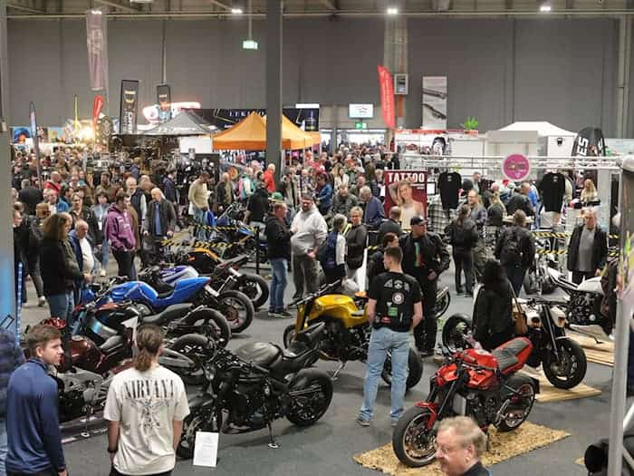 Motorradmesse in Erfurt mit 21.200 Besuchern