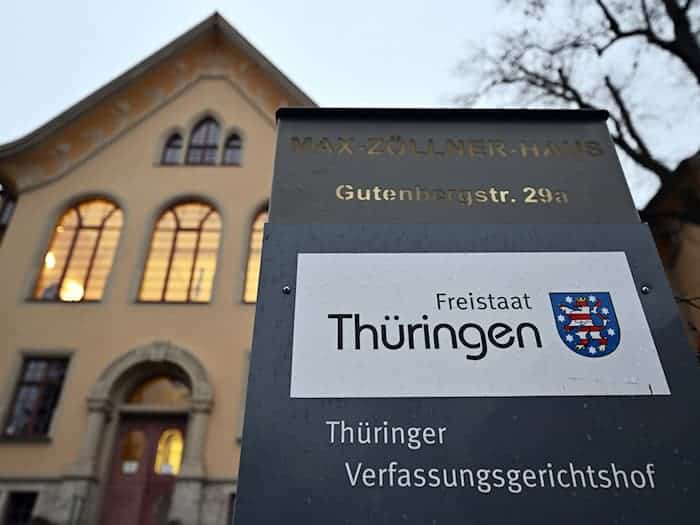 Für den Thüringer Verfassungsgerichtshof muss ein neues stellvertretendes Mitglied gewählt werden. (Archivbild) / Foto: Martin Schutt/dpa