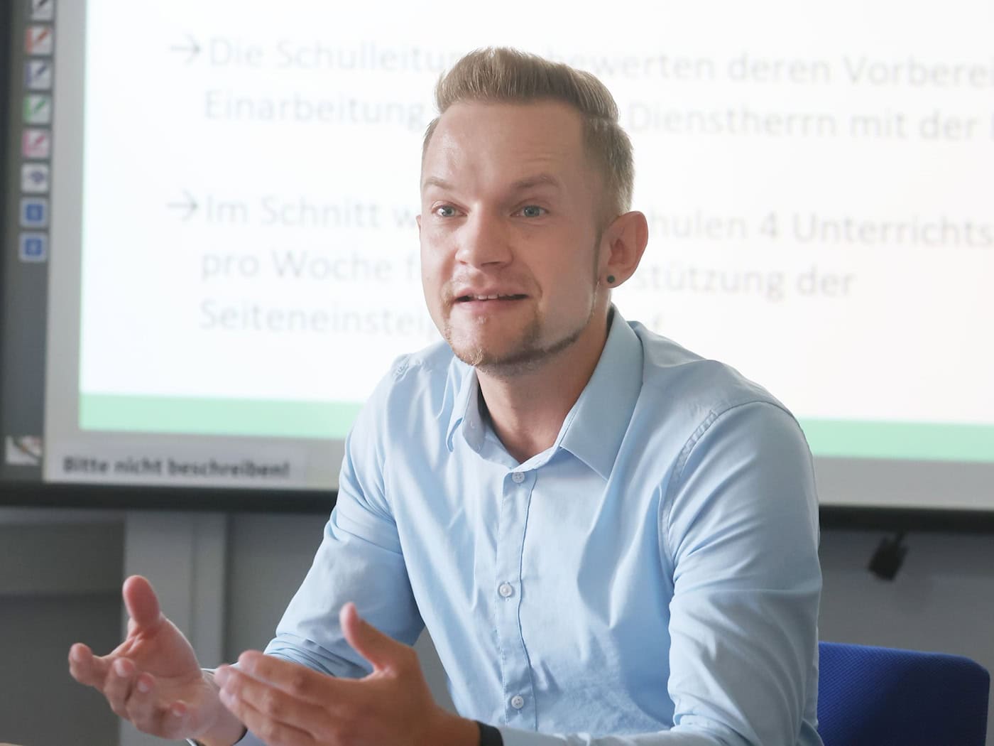 Der Vorsitzende des Landesverbands Tim Reukauf findet die Ergebnisse der Studie wenig überraschend. (Archivbild) / Foto: Bodo Schackow/dpa