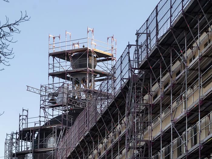 Die Bauwirtschaft hat in Thüringen weiterhin zu kämpfen. (Symbolbild) / Foto: Michael Reichel/dpa