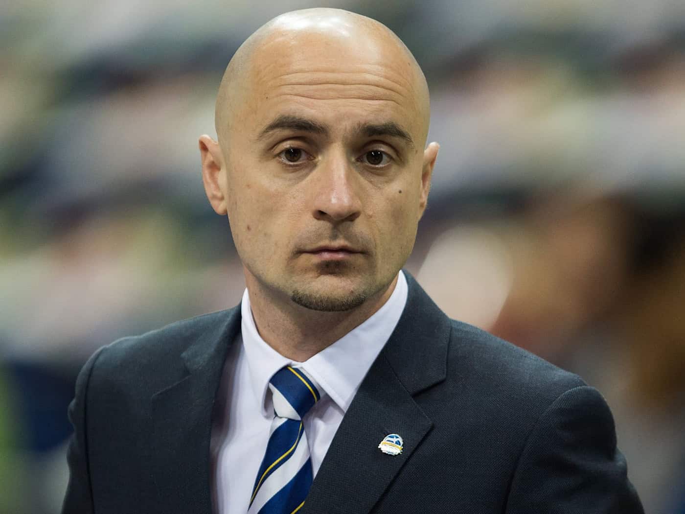 Milenko Bogicevic feiert seinen zweiten Sieg als MBC-Trainer. (Archivbild) / Foto: Lukas Schulze/dpa