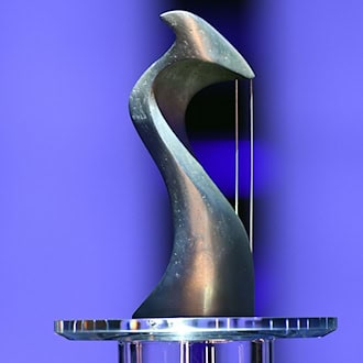 Die Siegerin oder der Sieger beim «Dein Song»-Finale wird sich diesen Pokal schnappen können. (Archivbild) / Foto: Henning Kaiser/dpa