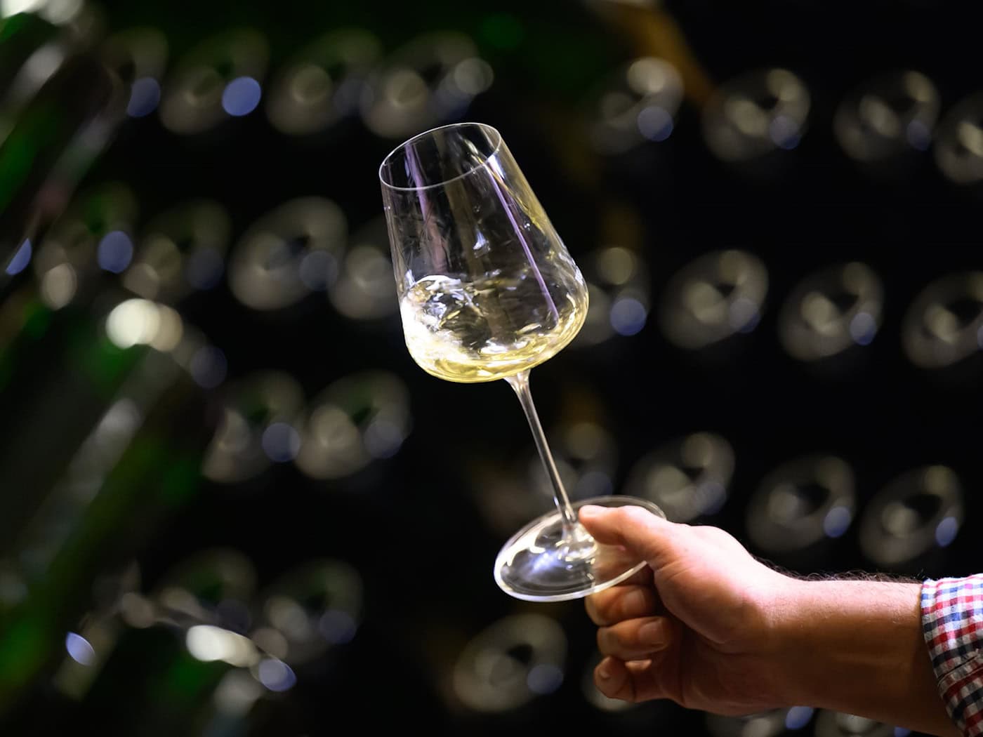 Auch das sächsische Staatsweingut Schloss Wackerbarth hat inzwischen einen alkoholfreien Sekt im Angebot.  / Foto: Robert Michael/dpa