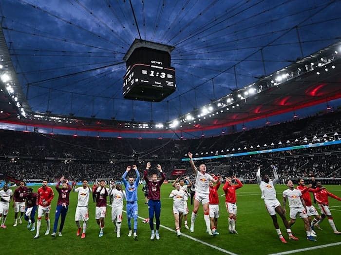 RB Leipzig sichert Rückkehr nach Europa mit 3:1 in Frankfurt am Main