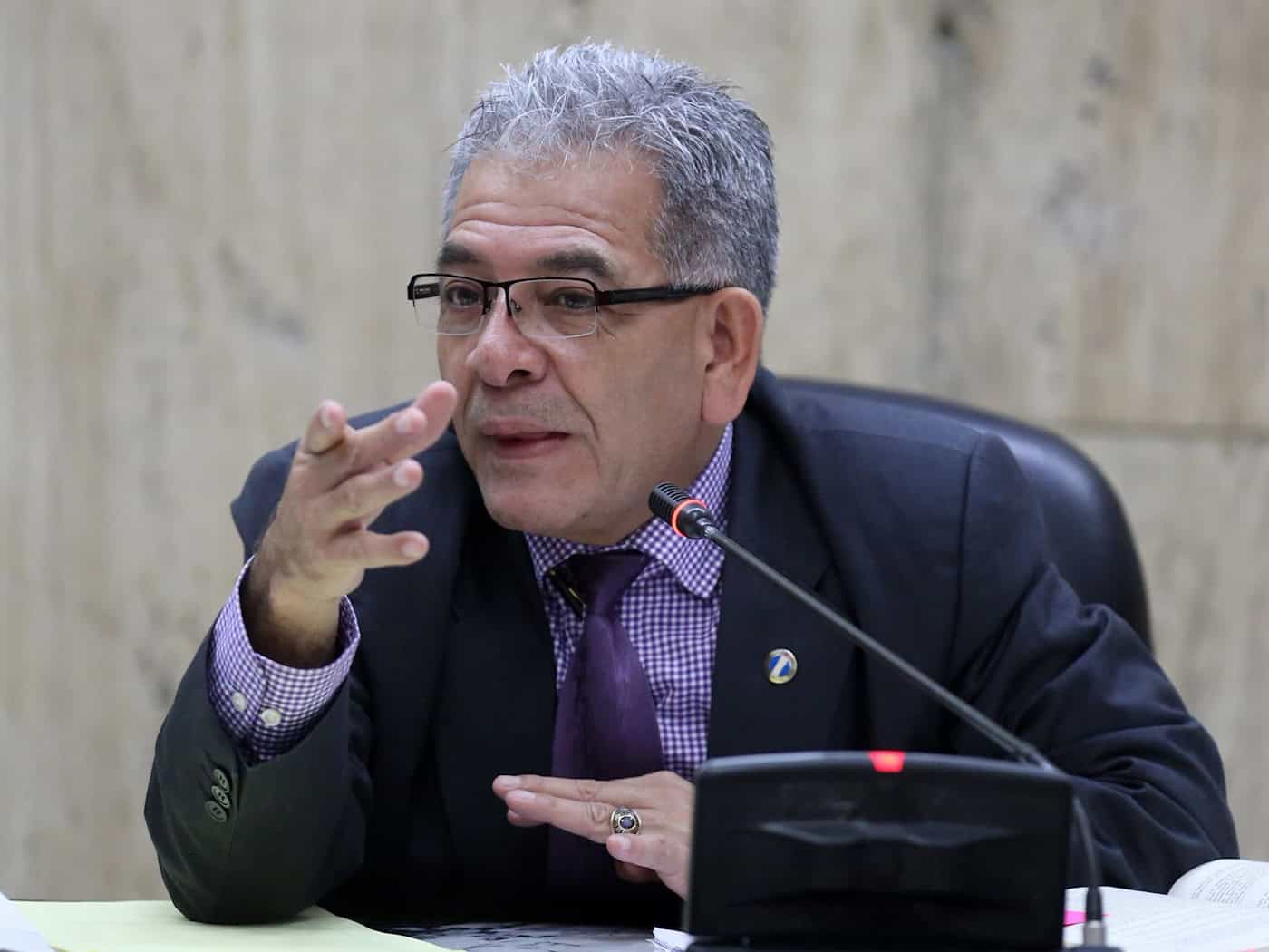 Miguel Ángel Gálvez führte als Richter brisante Verhandlungen, etwa gegen den früheren Präsidenten Guatemalas Otto Perez Molina. (Archivbild) / Foto: picture alliance / dpa