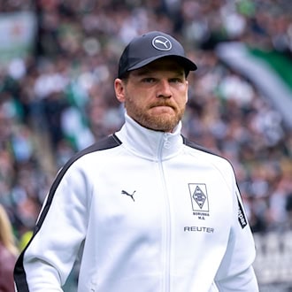 Trainer Eugen Polanski verzichtet auf Werbung für seine Zukunft bei Gladbach. (Archivbild)  / Foto: David Inderlied/dpa