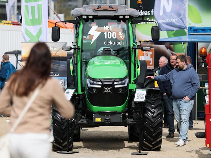 Die Agra in Leipzig gilt als wichtiger Treffpunkt der Landwirtschaft in Ostdeutschland. / Foto: Jan Woitas/dpa