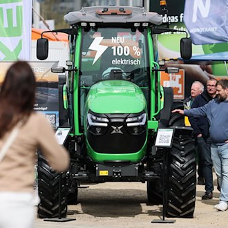 Die Agra in Leipzig gilt als wichtiger Treffpunkt der Landwirtschaft in Ostdeutschland. / Foto: Jan Woitas/dpa