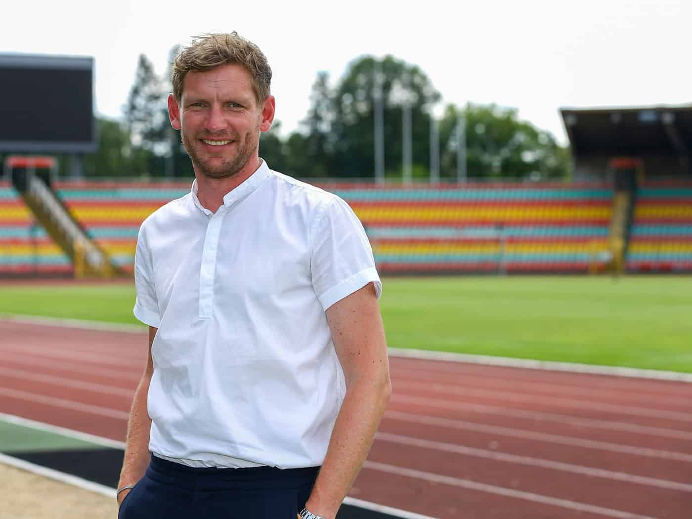 Peer Jaekel, neuer Sportdirektor beim 1. FC Magdeburg, sieht für das Trainer-Duo gute Chancen für eine Weiterbeschäftigung. (Archivbild) / Foto: Michael Hundt/dpa