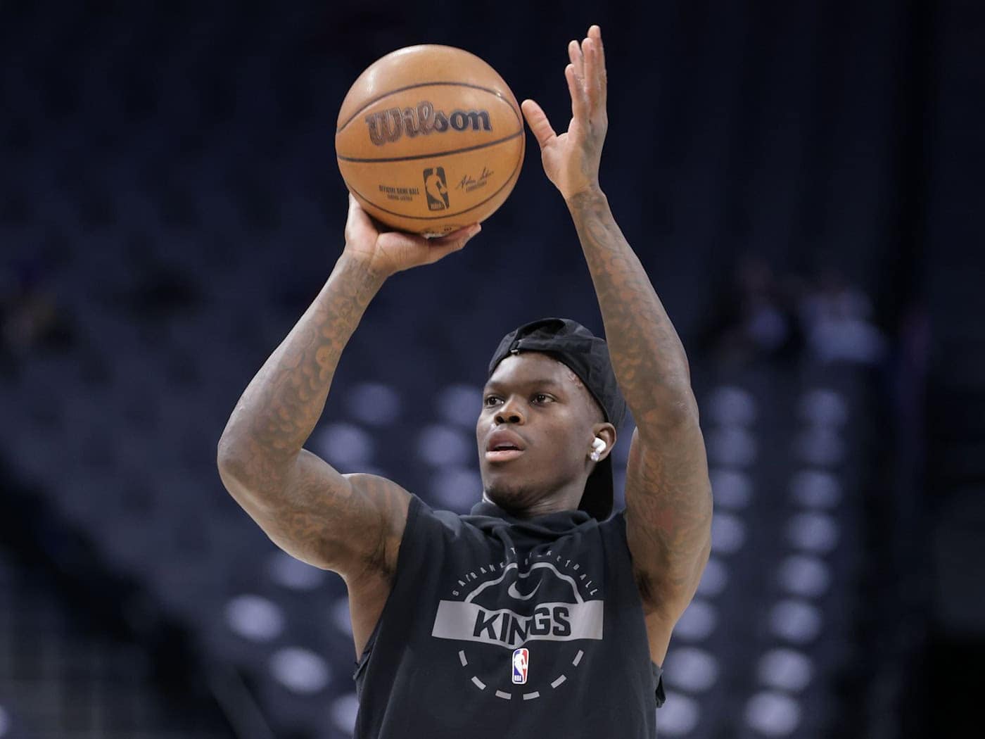 Dennis Schröder will die Basketball Löwen Braunschweig bei einem Abstieg schnell wieder nach oben führen. (Archivbild) / Foto: Scott Marshall/AP/dpa