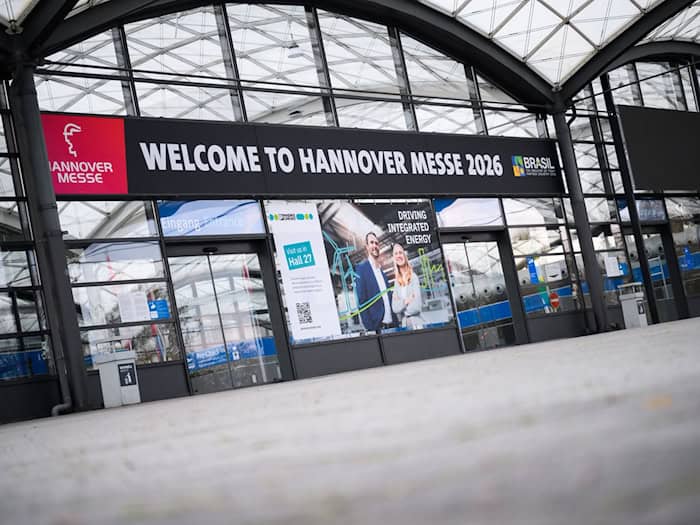 Auf der diesjährigen Hannover Messe präsentiert sich Thüringen mit 21 Ausstellern und zwei Gemeinschaftsständen. / Foto: Julian Stratenschulte/dpa