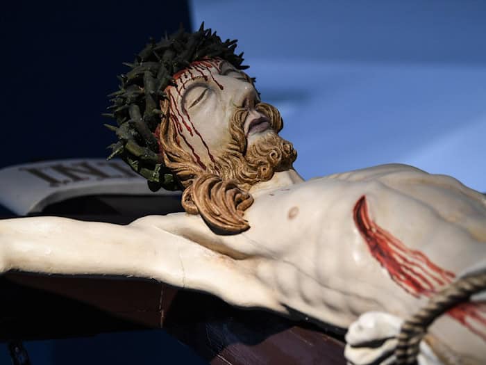 Am Karfreitag wurde nach der biblischen Erzählung Jesus gekreuzigt. (Symbolbild) / Foto: Swen Pförtner/dpa-Zentralbild/dpa