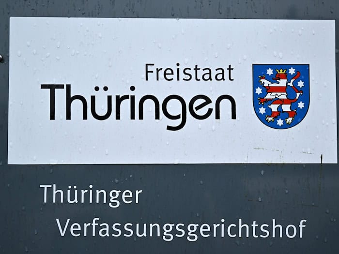 Das Verfassungsgericht verhandelt über die Verfassungsschutzkontrolle. (Symbolbild)  / Foto: Martin Schutt/dpa