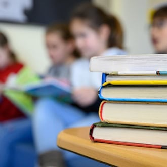 Die Schüler sollen vorlesen, zuhören, mitlesen oder im Tandem lesen. (Archivbild) / Foto: Sebastian Gollnow/dpa