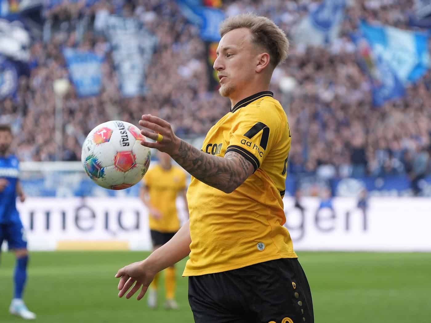 Sascha Risch wird Dynamo Dresden verlassen. (Archivbild) / Foto: Marc Schüler/dpa