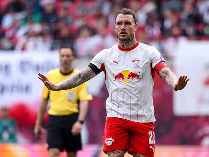 RB Leipzig ohne Kapitän David Raum zum Saisonfinale in Freiburg