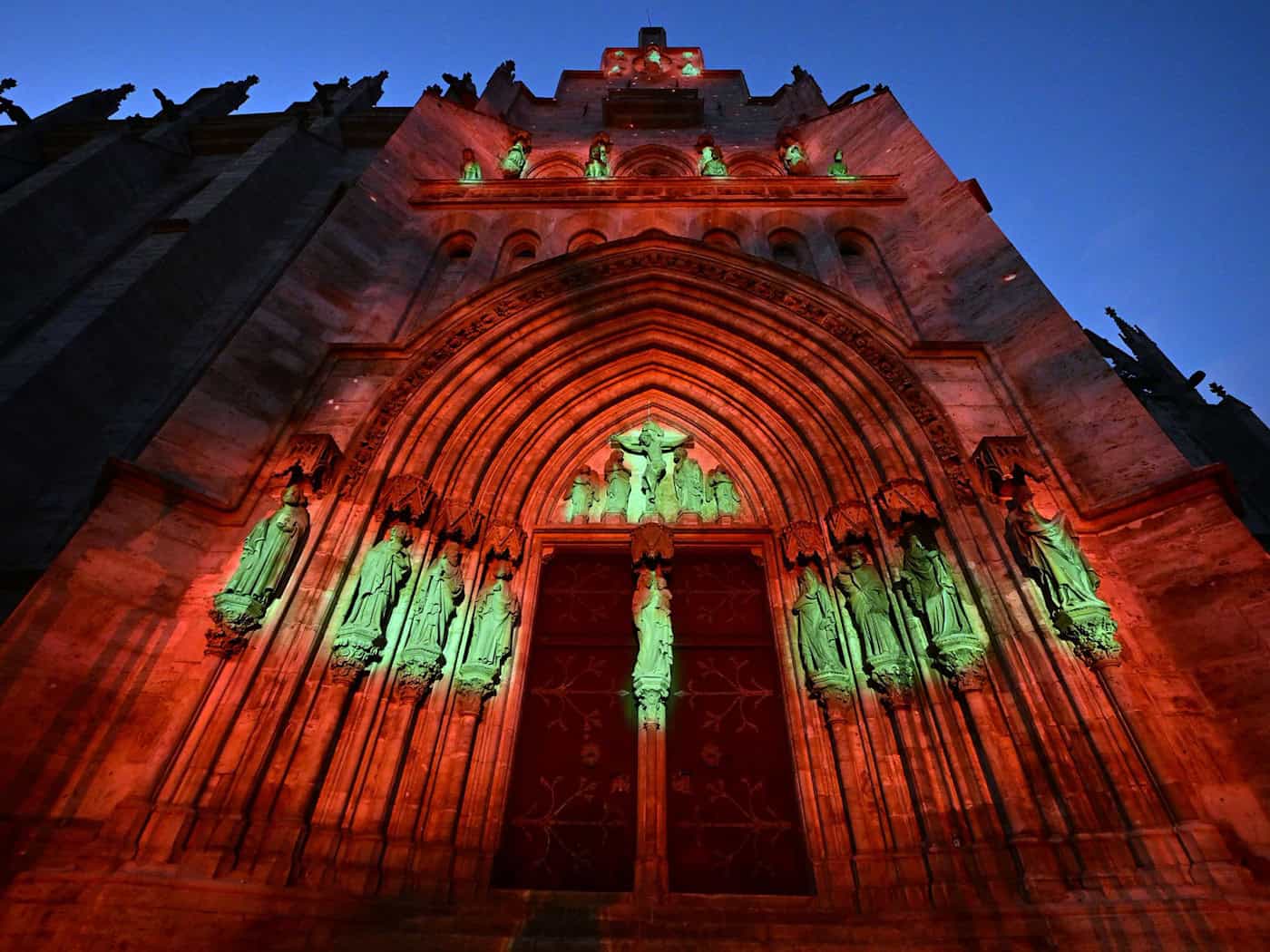 Die Müntzer-Gedenkstätte Marienkirche in Mühlhausen öffnet nach dem Rückbau der Landesausstellungsexponate wieder für Besucher. (Archivbild) / Foto: Martin Schutt/dpa