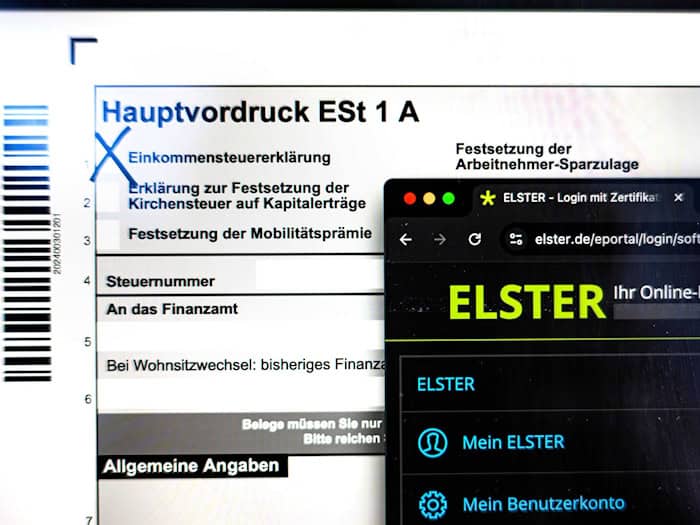 Digital statt auf Papier: Der Trend zur elektronischen Steuererklärung setzt sich in Thüringen fort (Symbolbild) / Foto: Sina Schuldt/dpa