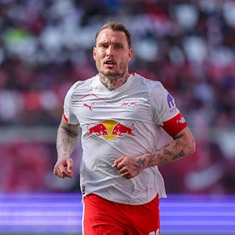 Wieder fit: RB Leipzigs Kapitän David Raum. (Archivbild) / Foto: Jan Woitas/dpa