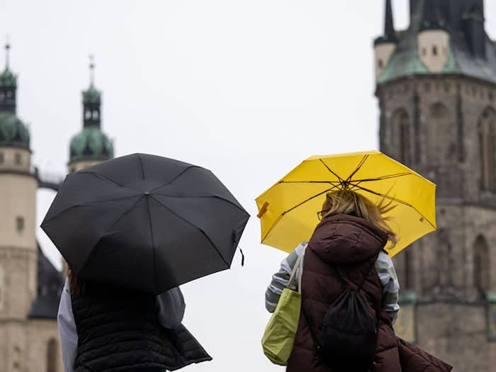 DWD: Starkregen in Teilen Sachsens, Thüringens und Sachsen-Anhalts erwartet