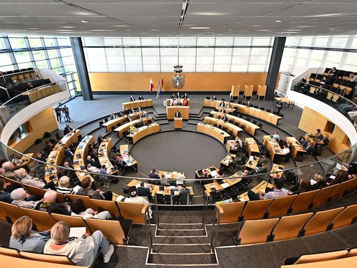 Die AfD macht ihren Bundesparteitag im Thüringer Parlament zum Thema einer Debatte. (Archivbild) / Foto: Martin Schutt/dpa