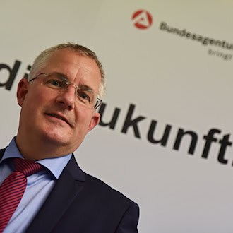 Markus Behrens, Leiter der Regionaldirektion der Bundesarbeitsagentur. (Archivbild) / Foto: Simon Kremer/dpa