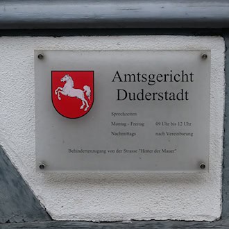 Das Amtsgericht Duderstadt fällte das Urteil. (Symbolbild) / Foto: Swen Pförtner/dpa