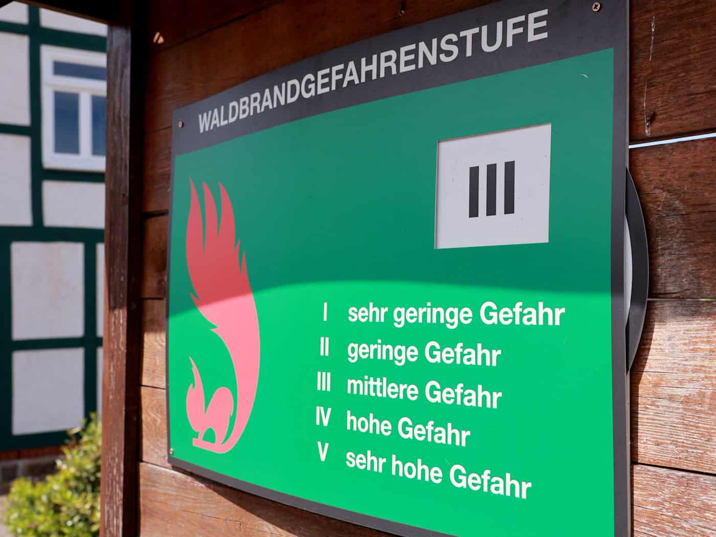 In fast der Hälfte der Thüringer Wälder gilt am Wochenende die zweithöchste Waldbrandgefahrenstufe. (Symbolbild) / Foto: Peter Gercke/dpa-Zentralbild/dpa
